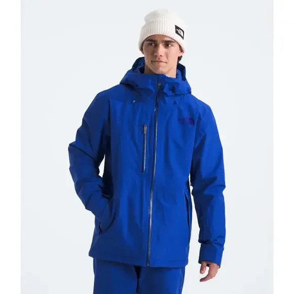 The North Face Primaloft Descendit Bright Cobalt Blue Hooded Jacket Men's Small - Picture 1 of 15